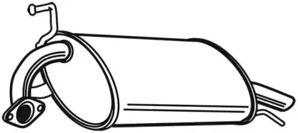 Глушитель выхлопных газов конечный WALKER купить