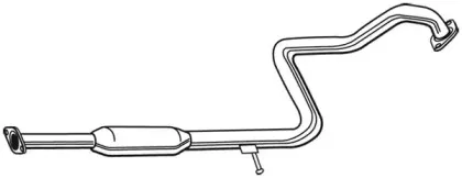 Средний глушитель выхлопных газов WALKER купить