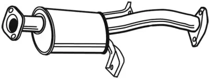 Средний глушитель выхлопных газов WALKER купить