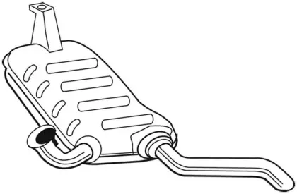 Глушитель выхлопных газов конечный WALKER купить