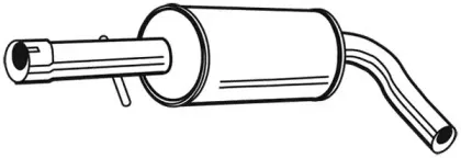 Средний глушитель выхлопных газов WALKER купить