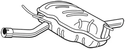 Глушитель выхлопных газов конечный WALKER купить