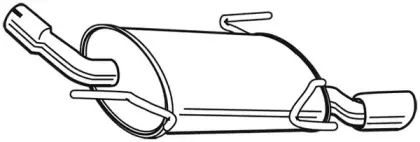 Глушитель выхлопных газов конечный WALKER купить