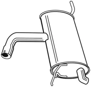 Глушитель выхлопных газов конечный WALKER купить