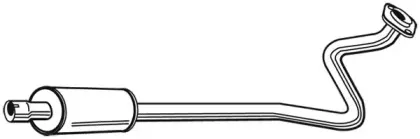 Средний глушитель выхлопных газов WALKER купить