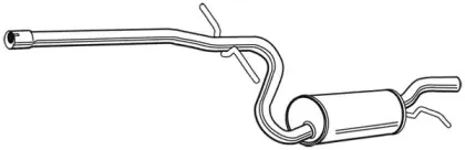 Средний глушитель выхлопных газов WALKER купить