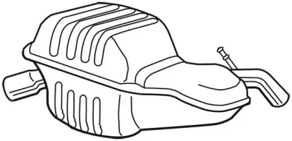 Глушитель выхлопных газов конечный WALKER купить