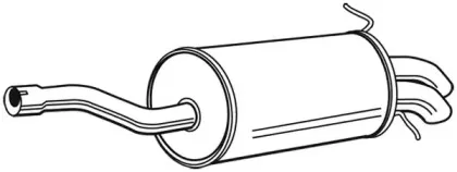 Глушитель выхлопных газов конечный WALKER купить