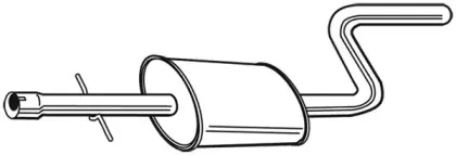 Средний глушитель выхлопных газов WALKER купить