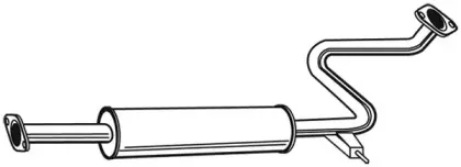 Средний глушитель выхлопных газов WALKER купить