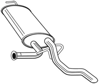 Глушитель выхлопных газов конечный WALKER купить