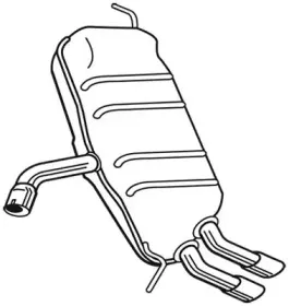 Глушитель выхлопных газов конечный WALKER купить