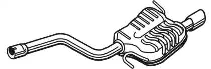 Глушитель выхлопных газов конечный WALKER купить