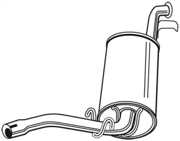 Глушитель выхлопных газов конечный WALKER купить