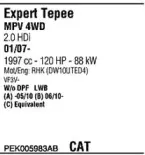 Система выпуска ОГ WALKER купить