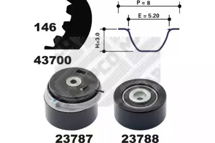 Комплект ремня ГРМ MAPCO купить