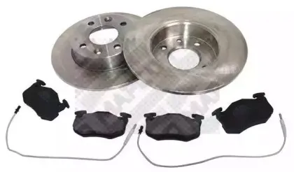 Комплект тормозов, дисковый тормозной механизм MAPCO купить
