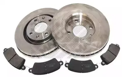 Комплект тормозов, дисковый тормозной механизм MAPCO купить