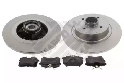 Комплект тормозов, дисковый тормозной механизм MAPCO купить