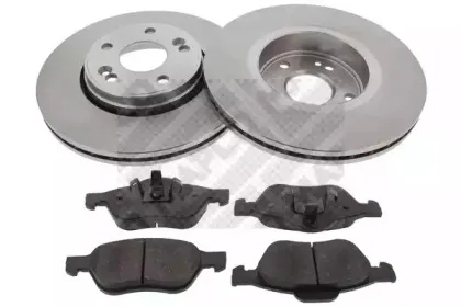 Комплект тормозов, дисковый тормозной механизм MAPCO купить