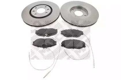 Комплект тормозов, дисковый тормозной механизм MAPCO купить