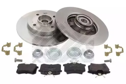 Комплект тормозов, дисковый тормозной механизм MAPCO купить