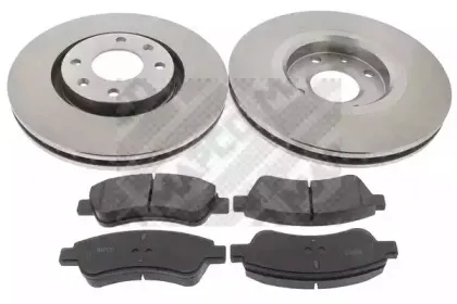 Комплект тормозов, дисковый тормозной механизм MAPCO купить