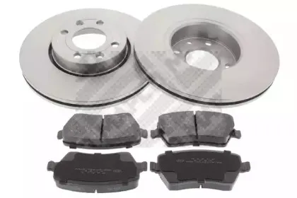 Комплект тормозов, дисковый тормозной механизм MAPCO купить