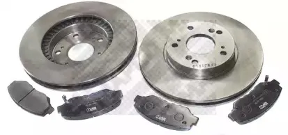 Комплект тормозов, дисковый тормозной механизм MAPCO купить