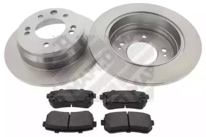 Комплект тормозов, дисковый тормозной механизм MAPCO купить