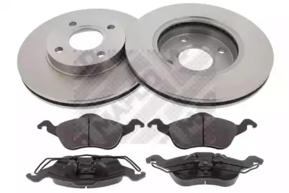 Комплект тормозов, дисковый тормозной механизм MAPCO купить