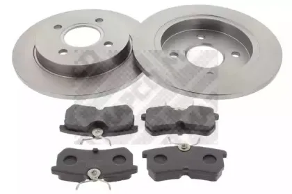 Комплект тормозов, дисковый тормозной механизм MAPCO купить