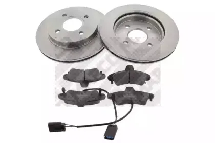 Комплект тормозов, дисковый тормозной механизм MAPCO купить