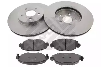 Комплект тормозов, дисковый тормозной механизм MAPCO купить