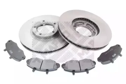 Комплект тормозов, дисковый тормозной механизм MAPCO купить