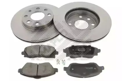 Комплект тормозов, дисковый тормозной механизм MAPCO купить