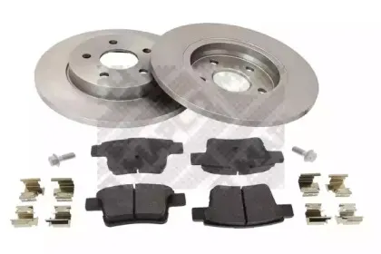 Комплект тормозов, дисковый тормозной механизм MAPCO купить