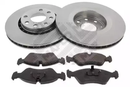 Комплект тормозов, дисковый тормозной механизм MAPCO купить