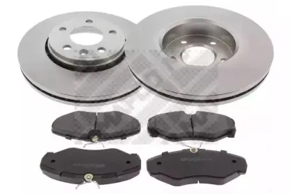 Комплект тормозов, дисковый тормозной механизм MAPCO купить