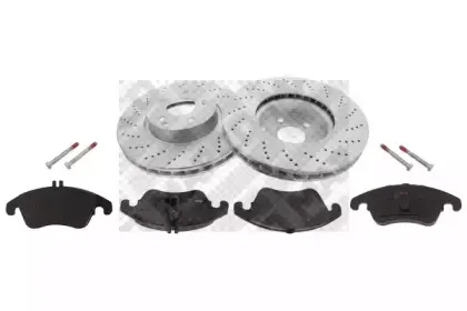 Комплект тормозов, дисковый тормозной механизм MAPCO купить