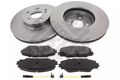 Комплект тормозов, дисковый тормозной механизм MAPCO купить