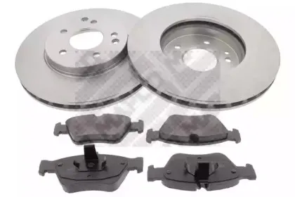 Комплект тормозов, дисковый тормозной механизм MAPCO купить