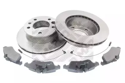 Комплект тормозов, дисковый тормозной механизм MAPCO купить