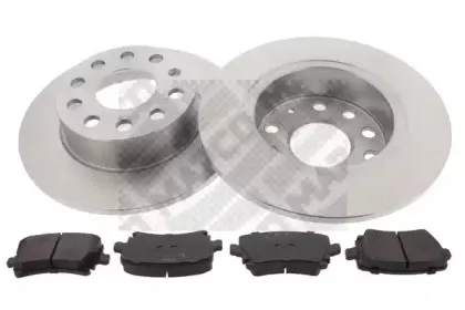 Комплект тормозов, дисковый тормозной механизм MAPCO купить