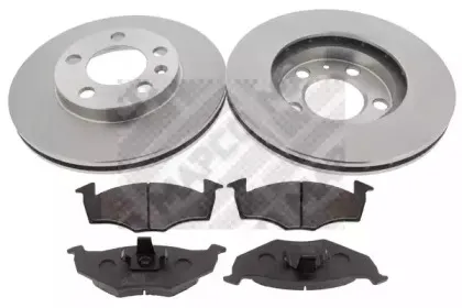 Комплект тормозов, дисковый тормозной механизм MAPCO купить