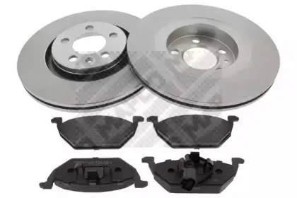 Комплект тормозов, дисковый тормозной механизм MAPCO купить