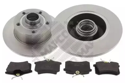 Комплект тормозов, дисковый тормозной механизм MAPCO купить