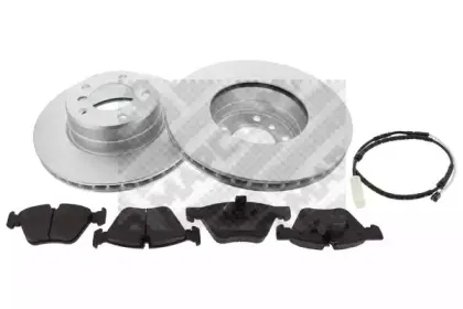 Комплект тормозов, дисковый тормозной механизм MAPCO купить