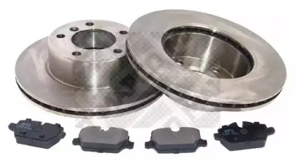 Комплект тормозов, дисковый тормозной механизм MAPCO купить