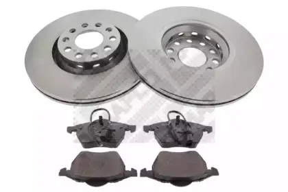 Комплект тормозов, дисковый тормозной механизм MAPCO купить